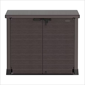 Storeaway 1200L Resin Horizontal Storage Shed - Brown