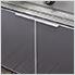 Aluminum Slate Grey 36" Insert Grill Cabinet