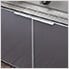 Aluminum Slate Grey 36-Inch Insert Grill Cabinet