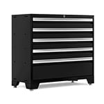 NewAge Garage Cabinets BOLD Series Black 36 in. Tool Cabinet