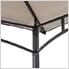 5 x 8 Steel Soft Top Grill Gazebo with Bar Shelves