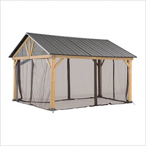 Replacement Mosquito Netting for 11 x 13 Wood-Framed Gazebos