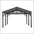 14 x 20 Steel Frame Gable Roof Metal Carport / Gazebo with 2 Ceiling Hooks