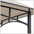 5 x 8 Steel Soft Top Grill Gazebo with Bar Shelves