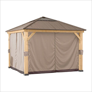 Replacement Curtains for 9 x 9 Wood-Framed Gazebos