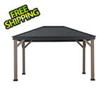 Sunjoy 13 x 15 Cedarville Hardtop Gazebo with Skylight