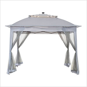 11 x 11 Pop Up Gazebo with Solar Powered LED Light