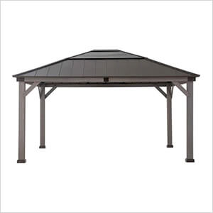 13' x 15' Wooden Frame Hardtop Gazebo