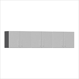 3-Piece Oversized Wall Cabinet Kit in Stardust Silver Metallic