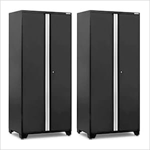 2 x PRO Series Black Multi-Use Lockers