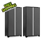 NewAge Garage Cabinets 2 x PRO Series Grey 42 in. Multi-Use Locker