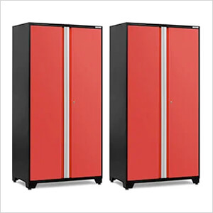 2 x PRO Series Red 42 in. Multi-Use Locker