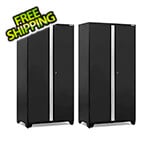 NewAge Garage Cabinets 2 x PRO Series Black 42 in. Multi-Use Locker