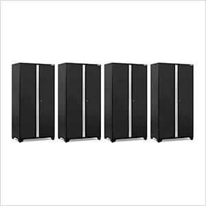 4 x PRO Series Black 42 in. Multi-Use Locker