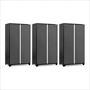 3 x PRO Series Grey 48 in. Multi-Use Locker