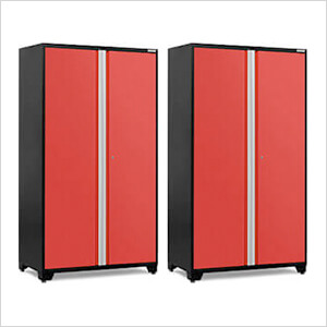 2 x PRO Series Red 48 in. Multi-Use Locker