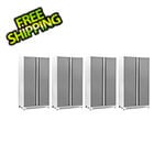 NewAge Garage Cabinets 4 x PRO Series Platinum 48 in. Multi-Use Locker