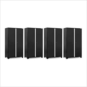 4 x PRO Series Black 48 in. Multi-Use Locker