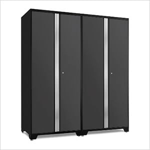 PRO Series Grey 36 in. Secure Gun Cabinet with Accessories (2-Pack)