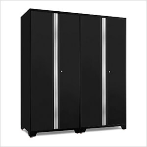 PRO Series Black 36 in. Secure Gun Cabinet with Accessories (2-Pack)