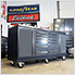 12-Drawer 7-Foot Heavy Duty Garage Workbench with Leveling Feet