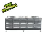Dragonfire Tools 30-Drawer 9-Foot 4-1/4-Inch Heavy Duty Garage Workbench with Leveling Feet