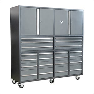 22-Drawer 7-Foot Roll-Around Tool Cabinet with Swappable Drawers