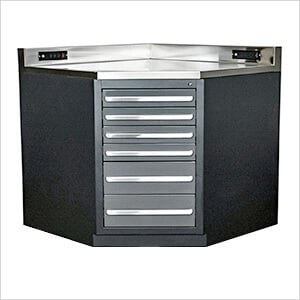 6-Drawer Heavy Duty Lower Corner Cabinet