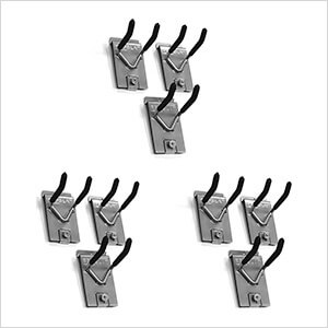 4-Inch Double Hook (9-Pack)