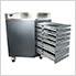 6-Drawer Heavy Duty Lower Corner Cabinet with Casters