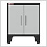 Grey 3-Piece Garage Cabinet Set with Levelers