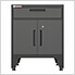 Black 3-Piece Garage Cabinet Set with Levelers