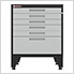 Grey 4-Piece Garage Cabinet Set with Levelers and Casters