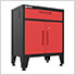 Red Multifunction Base Cabinet with Rubber Work Mat