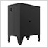 Black 2-Door Base Cabinet with Rubber Work Mat