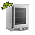 NewAge Outdoor Kitchens 24-Inch Under-Counter Fridge with Glass Door