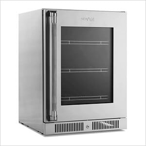 24-Inch Under-Counter Fridge with Glass Door