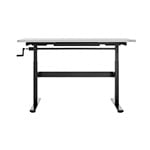 NewAge Products 56-Inch Manual Adjustable Stainless Steel Worktable with Drawer