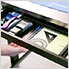 56-Inch Manual Adjustable Stainless Steel Worktable with Drawer