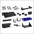 PRO Series Grey 78-Inch Workstation with Stainless Top and 30 Piece Accessory Kit