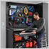 PRO Series Grey 78" Workstation with Stainless Steel Top and 30 Piece Accessory Kit