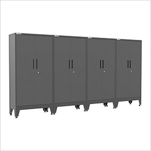 Black Gear Locker Tall Cabinet (4-Pack)