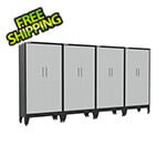 Armadillo Tough Grey Gear Locker Tall Cabinet (4-Pack)