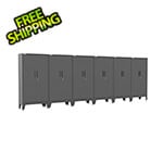 Armadillo Tough Black Gear Locker Tall Cabinet (6-Pack)