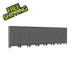 Armadillo Tough Black Gear Locker Tall Cabinet (7-Pack)