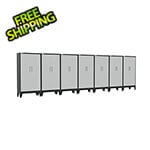 Armadillo Tough Grey Gear Locker Tall Cabinet (7-Pack)