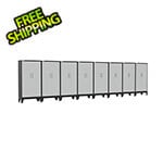 Armadillo Tough Grey Gear Locker Tall Cabinet (8-Pack)