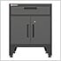 Black 6-Piece Garage Cabinet Set with Levelers