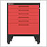 Red 12-Piece Garage Cabinet Set with Levelers
