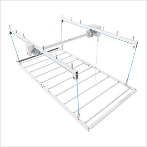 Retractable 4’ x 8’ Overhead Garage Storage Rack